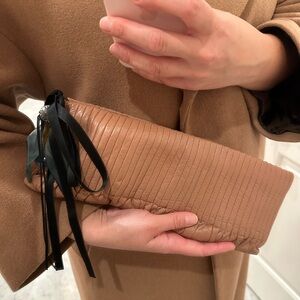 Vintage Marni leather clutch - tan
